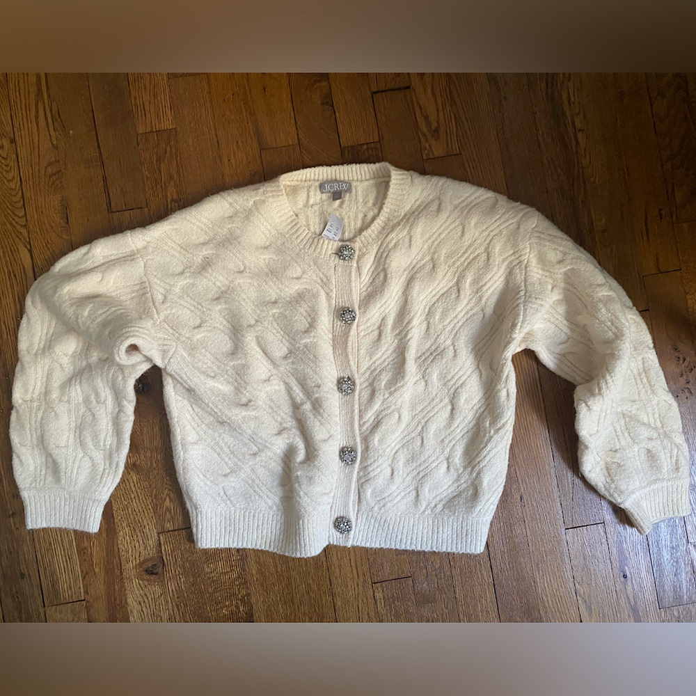 NWT JCrew Jewel Cardigan